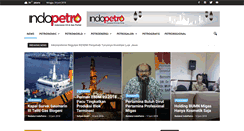 Desktop Screenshot of indopetronews.com